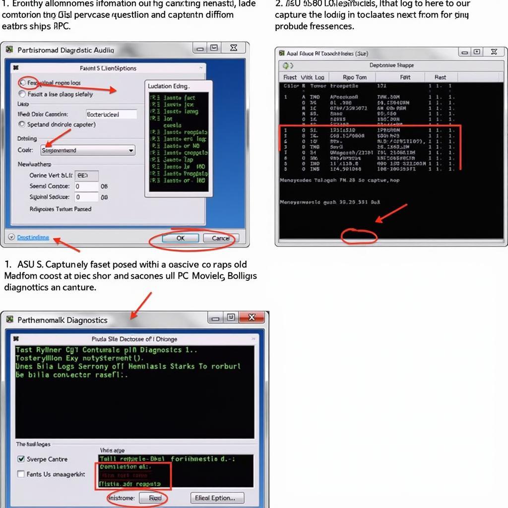 ASUS PC Diagnostics Tool Capture Overview