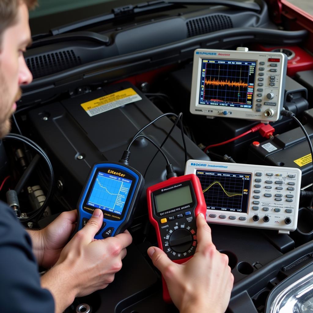 Automotive Diagnostic Tools in Action