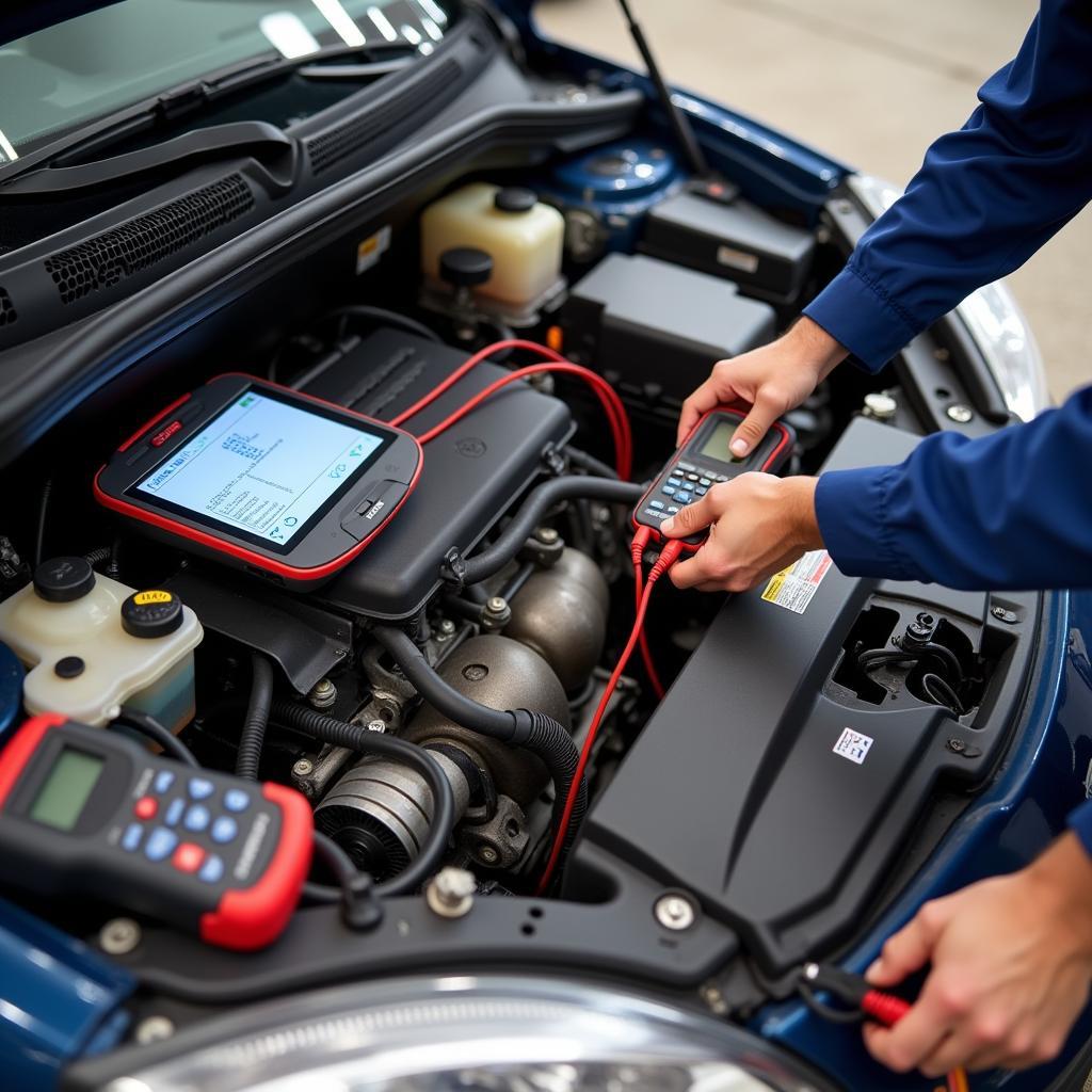 Automotive Diagnostic Tools in Action