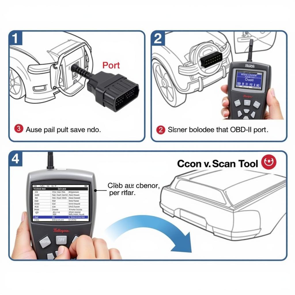 Connecting an Automotive Scan Tool to the OBD-II Port