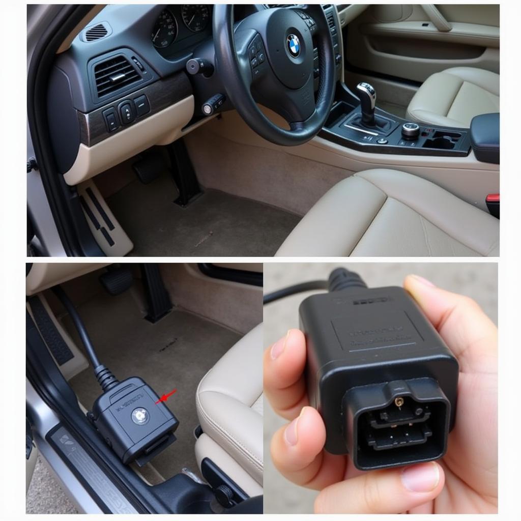 BMW E46 OBD Port Location