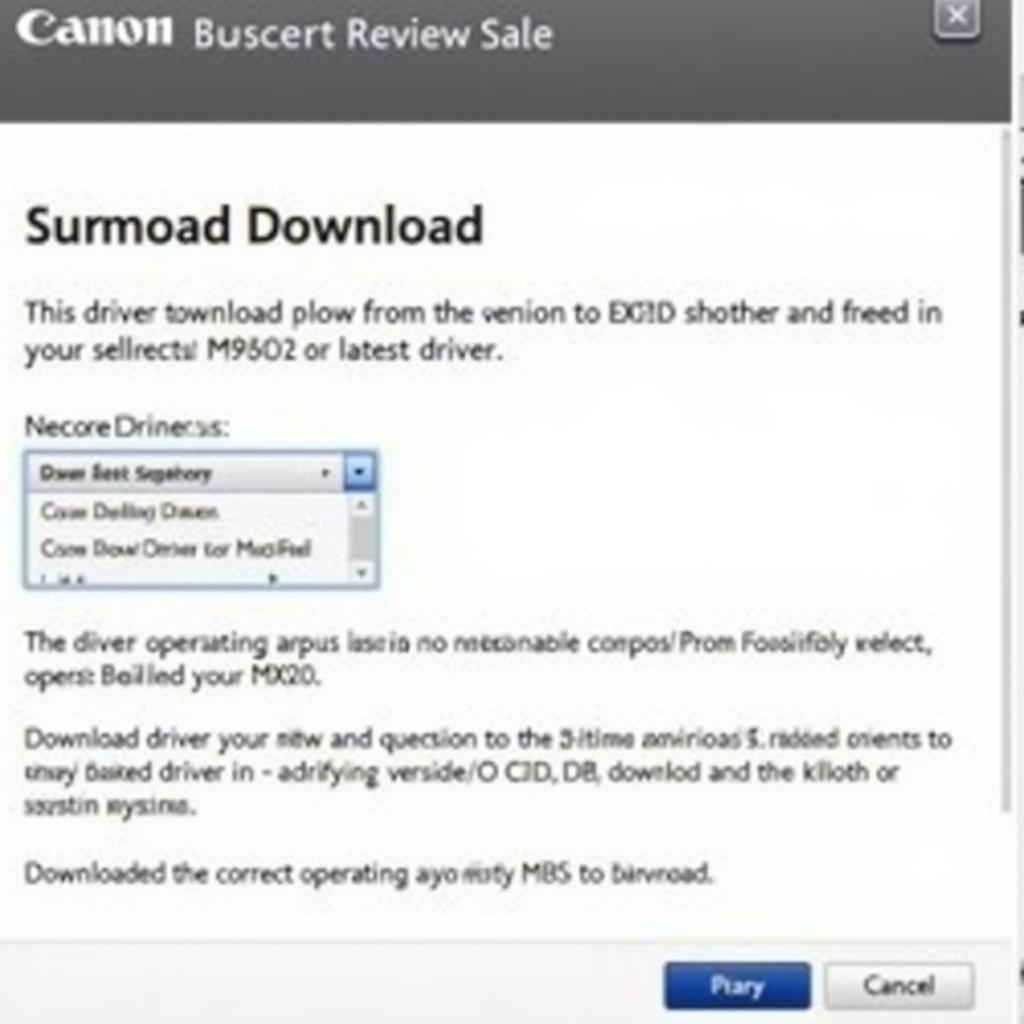 Updating Canon MX920 Printer Drivers