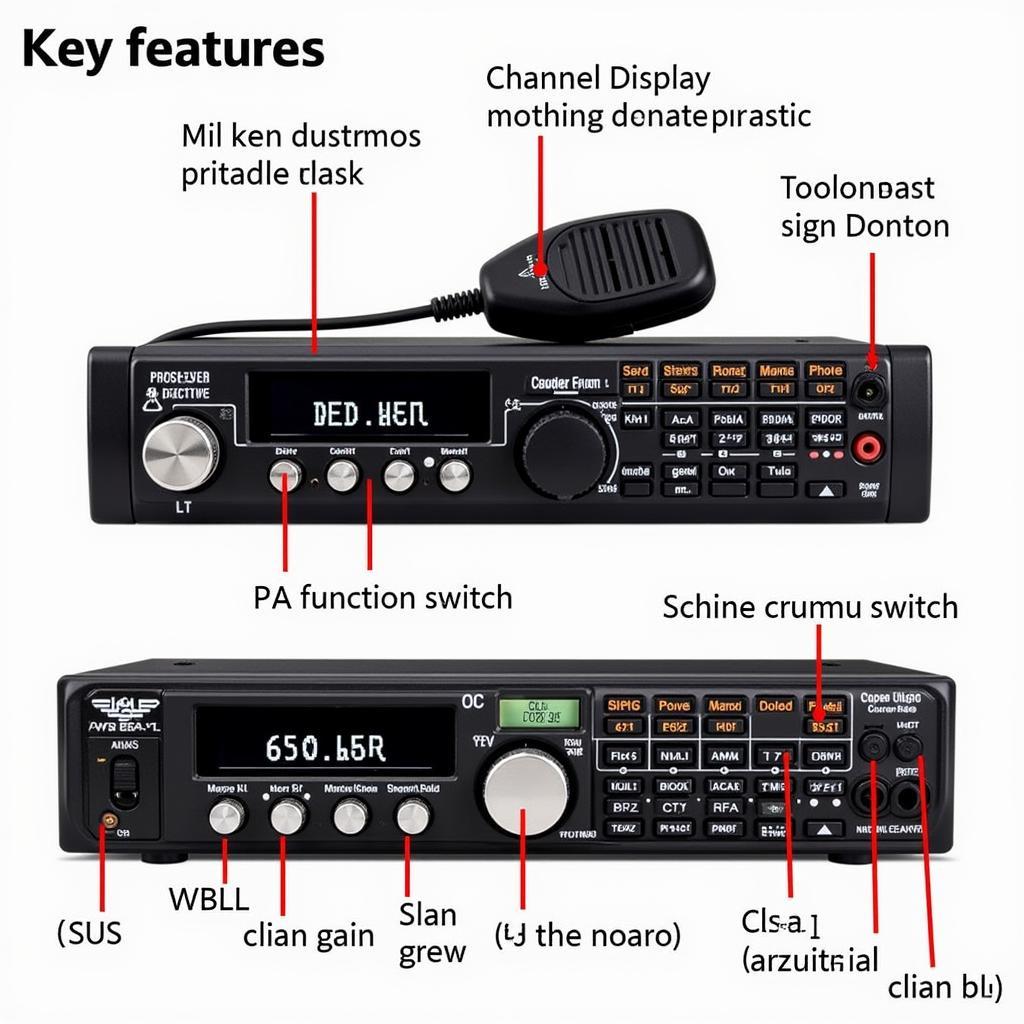 Car CB Radio Scanner Key Features