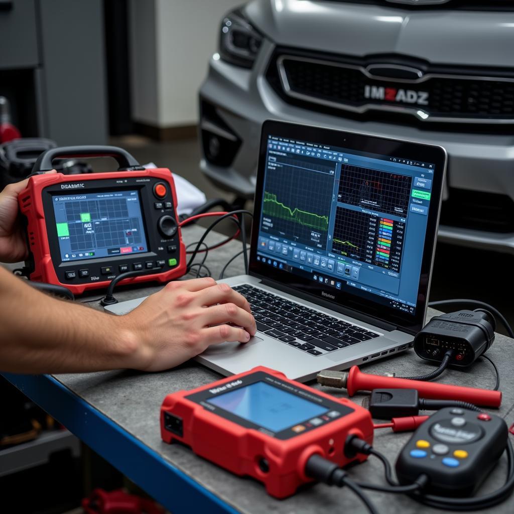 Car Diagnostic Software and Hardware Tools in Use