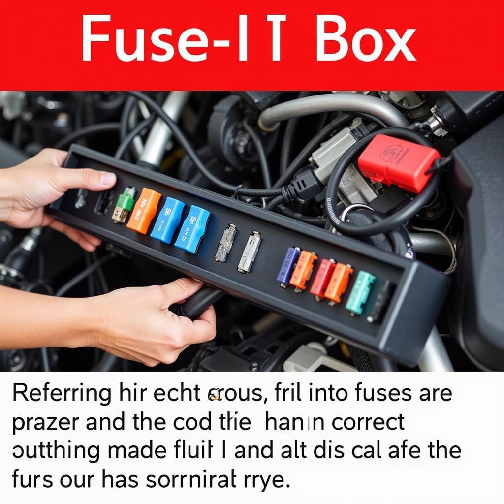 Checking the car's fuse box for a blown OBD2 fuse