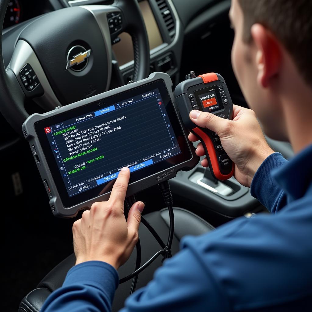 Using a Professional Scan Tool for Chevrolet Aveo Diagnostics