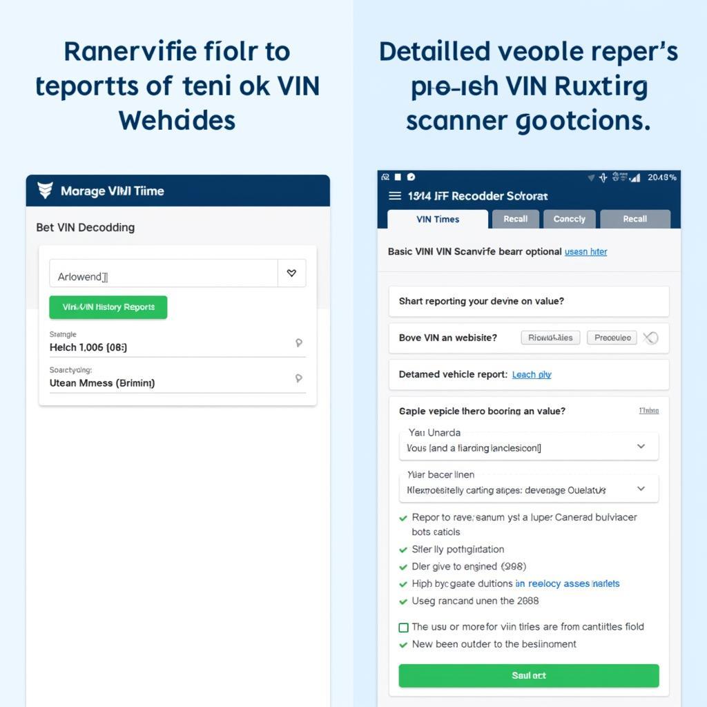 Comparing Free Car VIN Scanner Websites