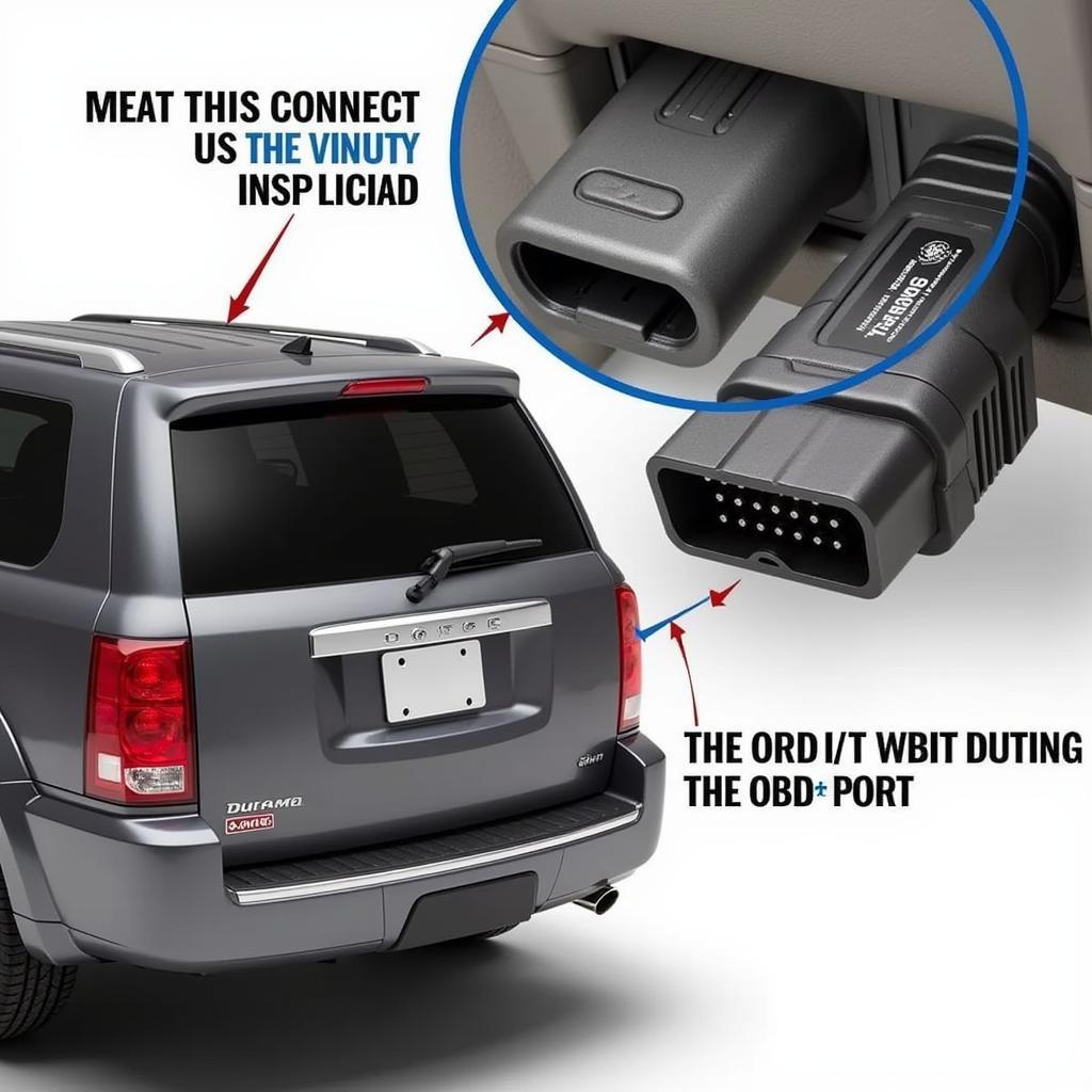 Connecting a Dodge Durango Diagnostic Tool