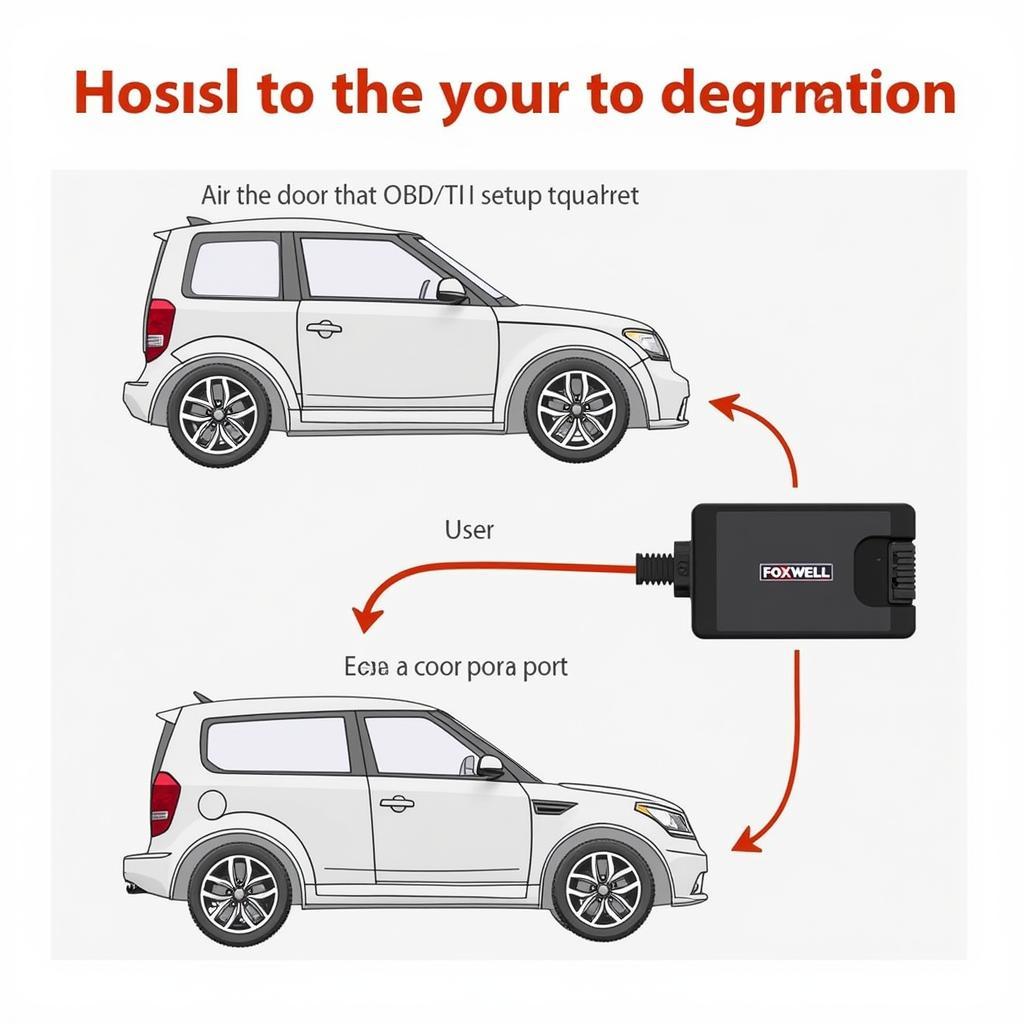 Connecting Foxwell Scanner to OBD-II Port