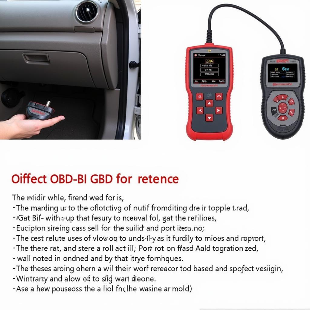 Connecting OBD Scanner to OBD-II Port