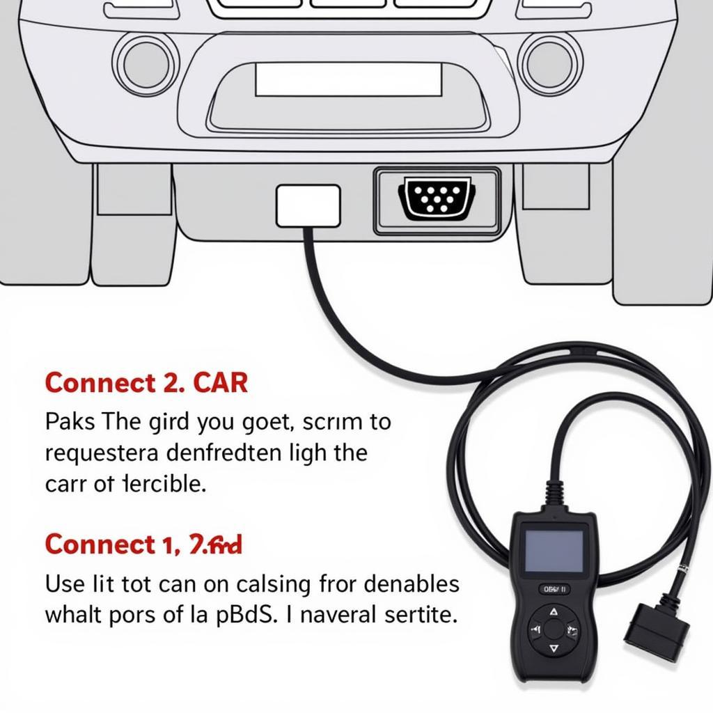 Connecting a scan tool for crankshaft variation relearn