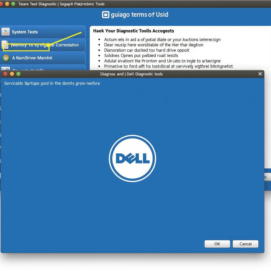 Dell Diagnostic Tools Interface