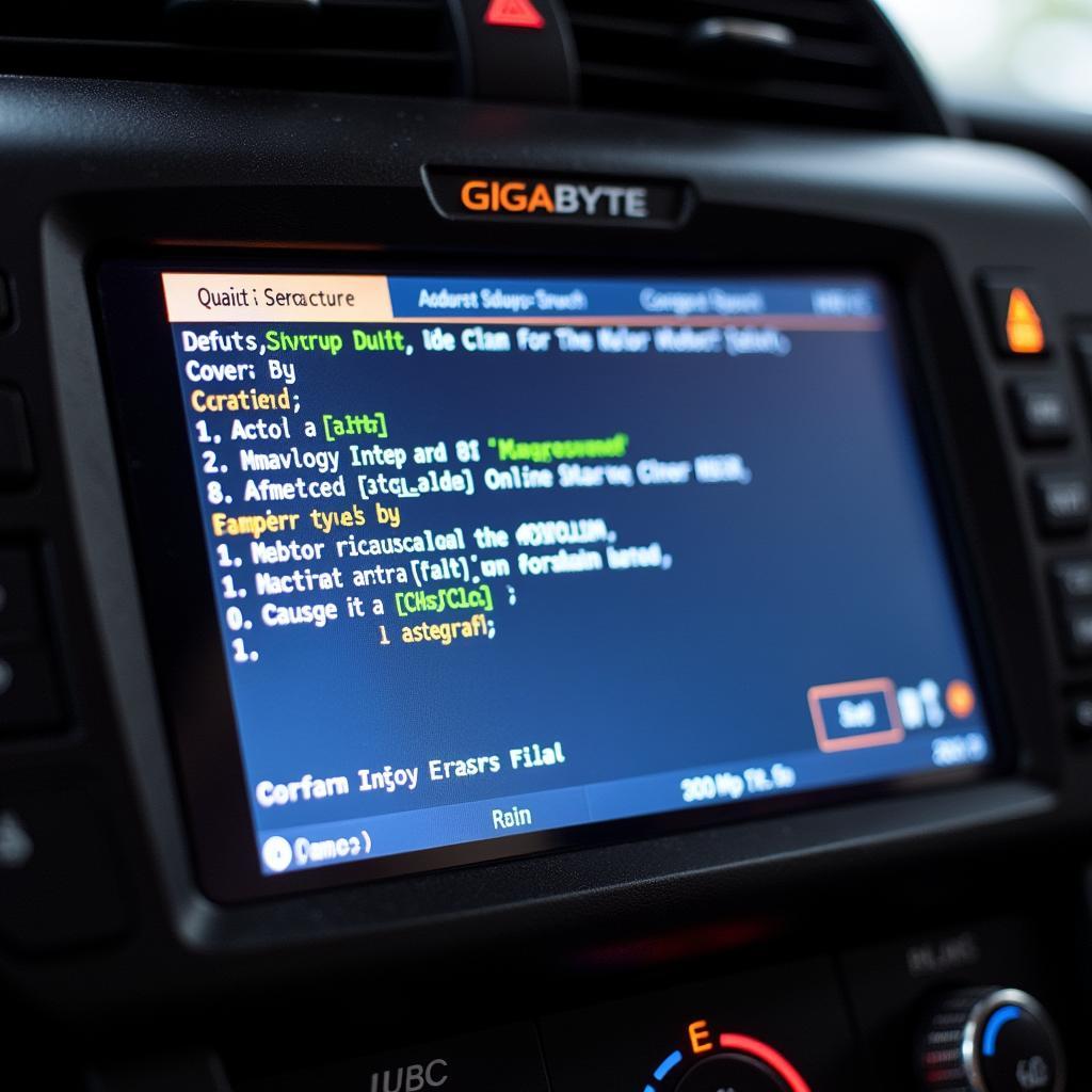 Diagnosing Car Problems with Gigabyte Diagnostic Tool