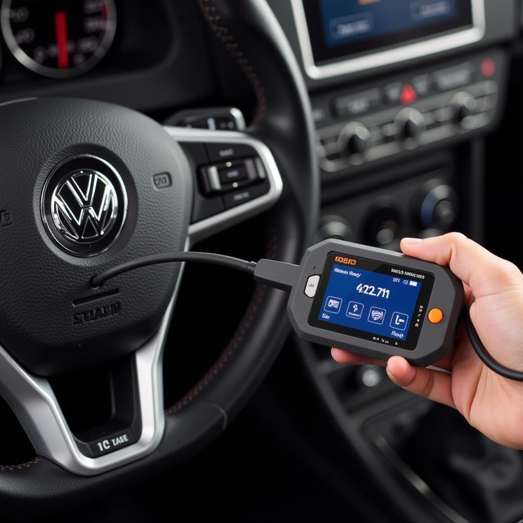 Connecting a Diagnostic Scan Tool to a Volkswagen