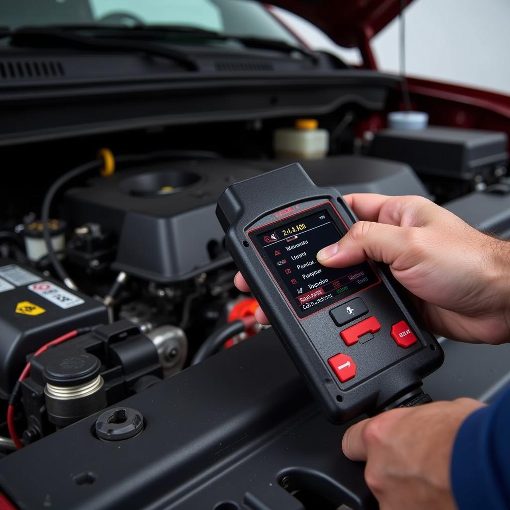 Connecting a Diagnostic Tool to a Truck Computer