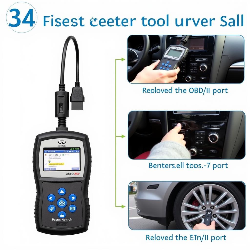 Diagnostic Tool with TPMS Reset for Infiniti