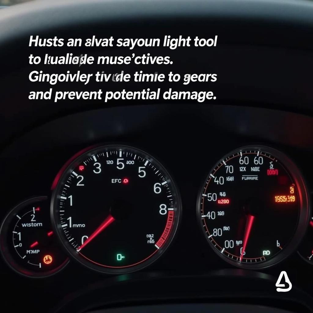 Check Engine Light on Diesel Pickup Dashboard