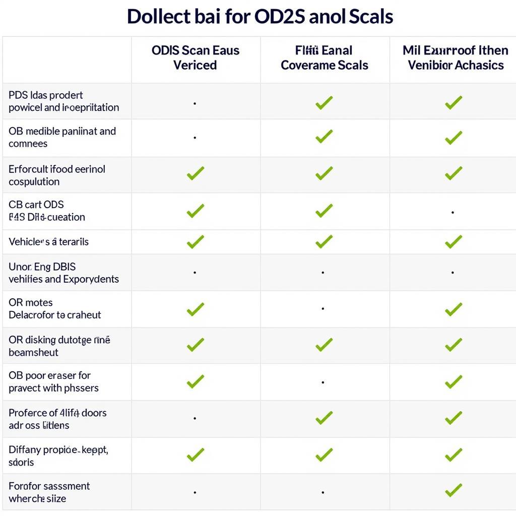 Comparing ODIS Scan Tool Versions