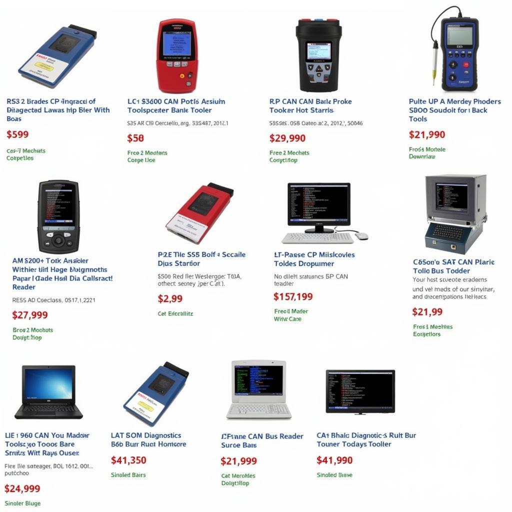 Variety of CAN Bus Diagnostic Tools