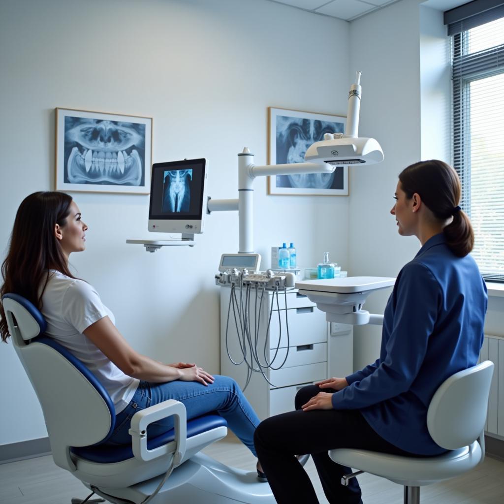 Digital X-ray Machine in a Dental Clinic