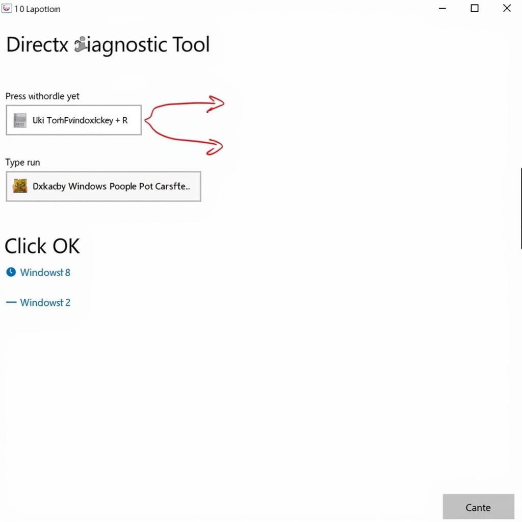 Accessing DirectX Diagnostic Tool in Windows 8.1