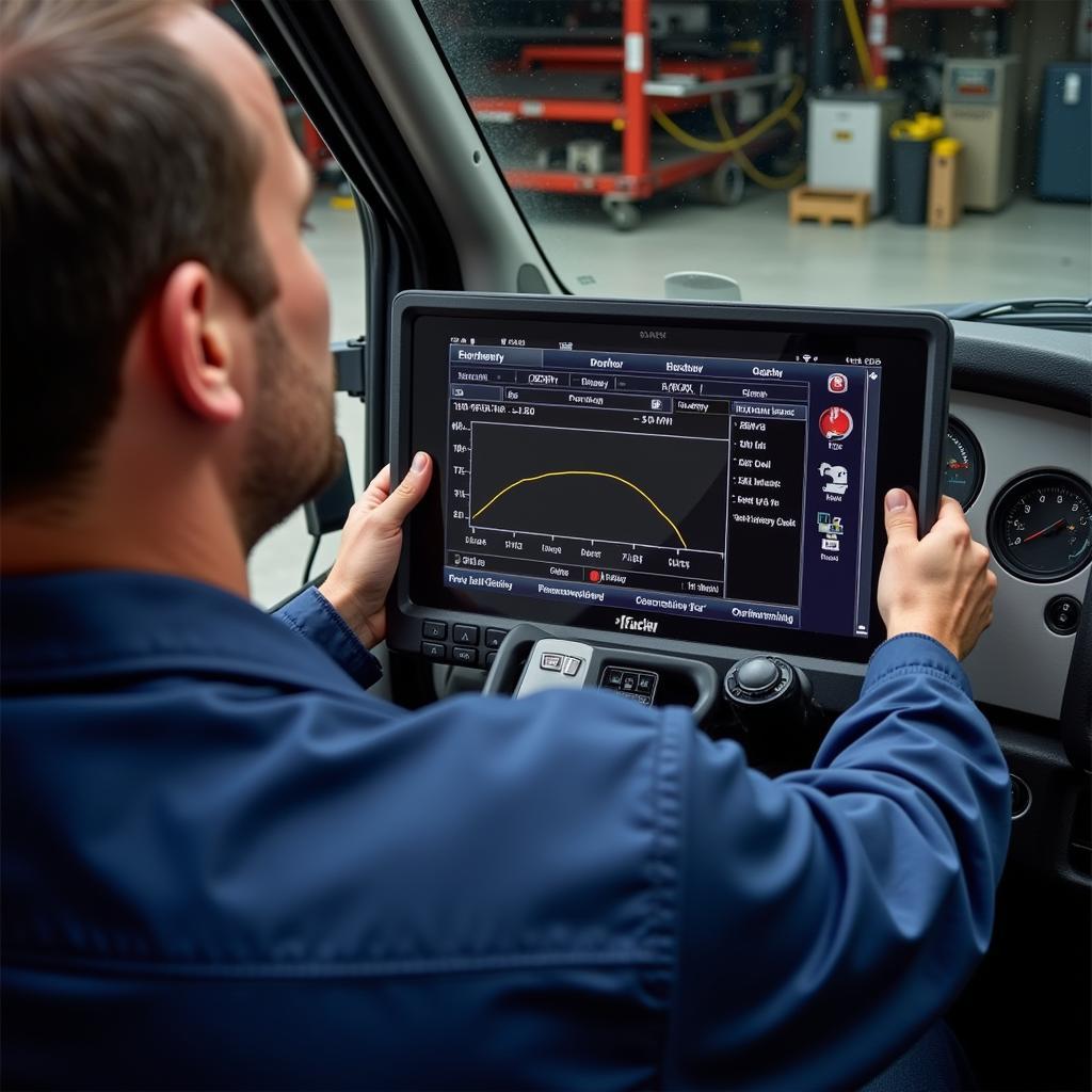 Fcar Heavy Duty Truck Scan Tool Diagnostics in Action