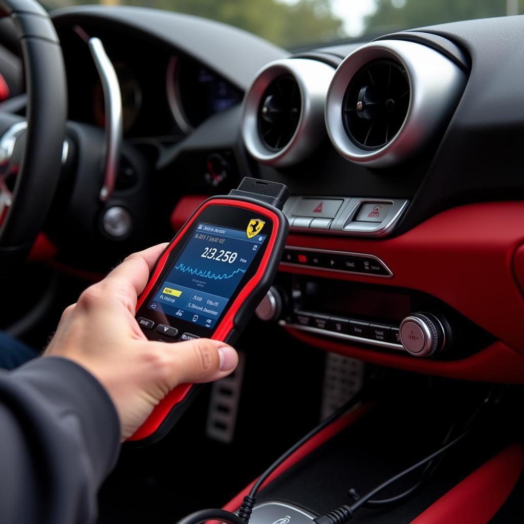 Ferrari Diagnostic Tools in Action