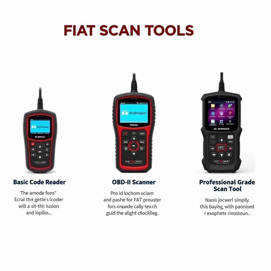 Different Types of Fiat Scan Tools