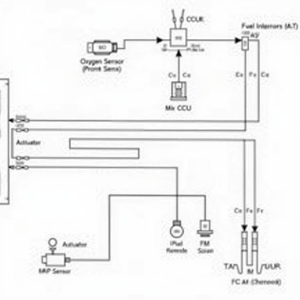 Ford EEC-IV System Components Diagram