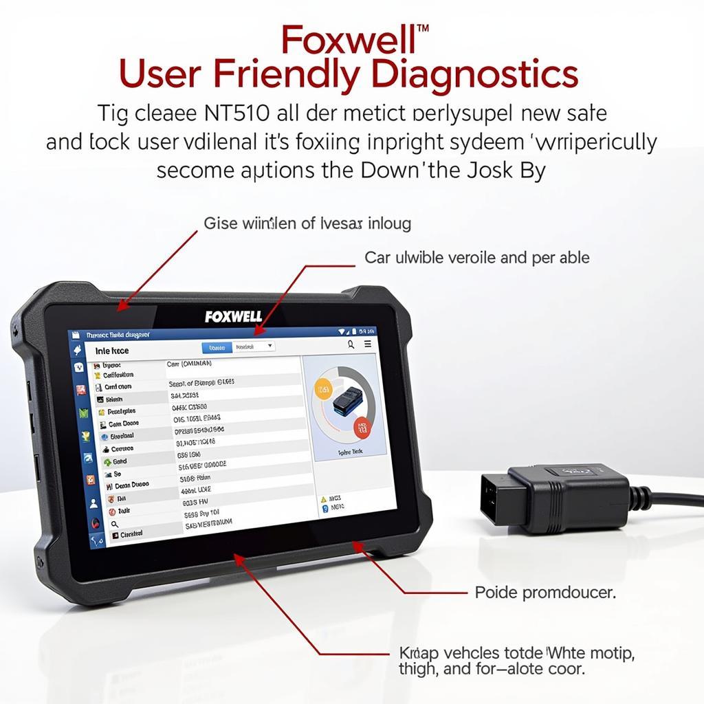 Foxwell NT510 Diagnostic Interface