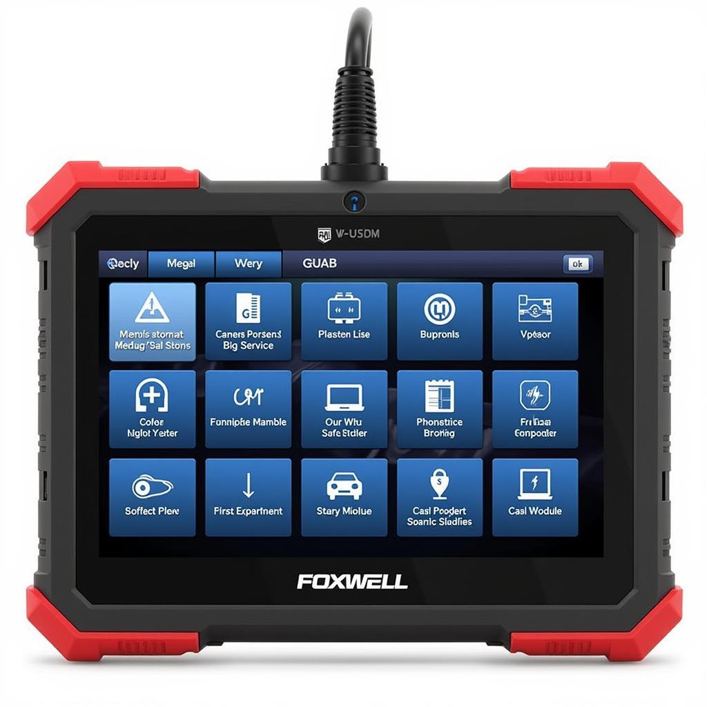 Foxwell NT510 GM Function List Display