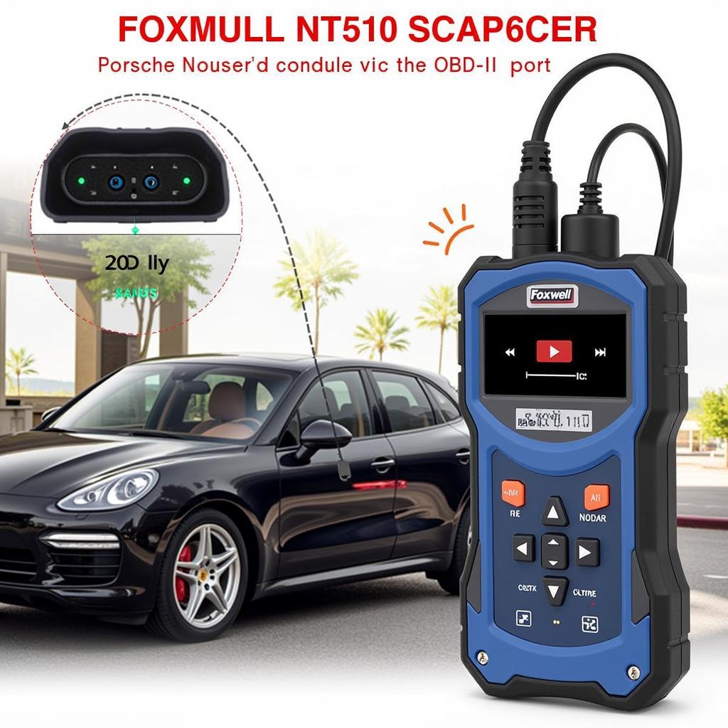 Connecting Foxwell NT510 to Porsche Control Module