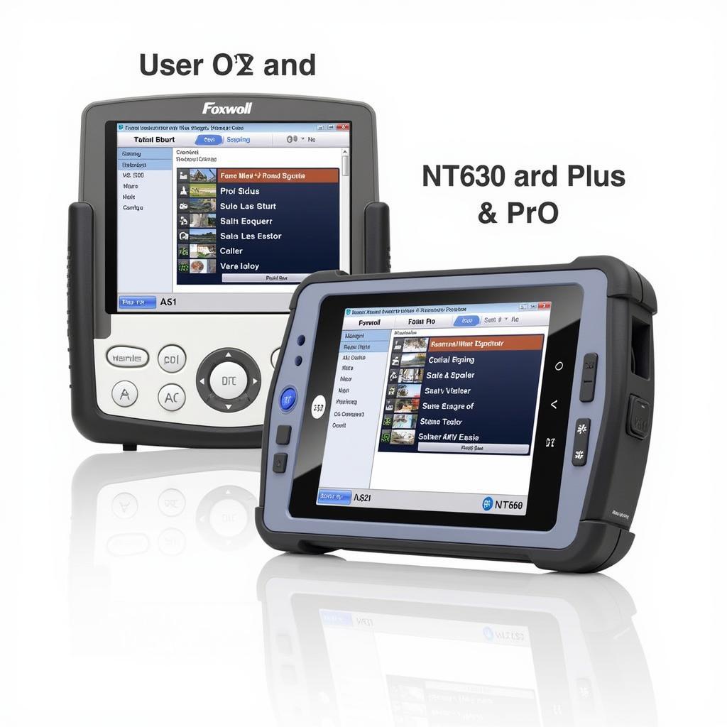 Foxwell NT630 Plus and Pro User Interface