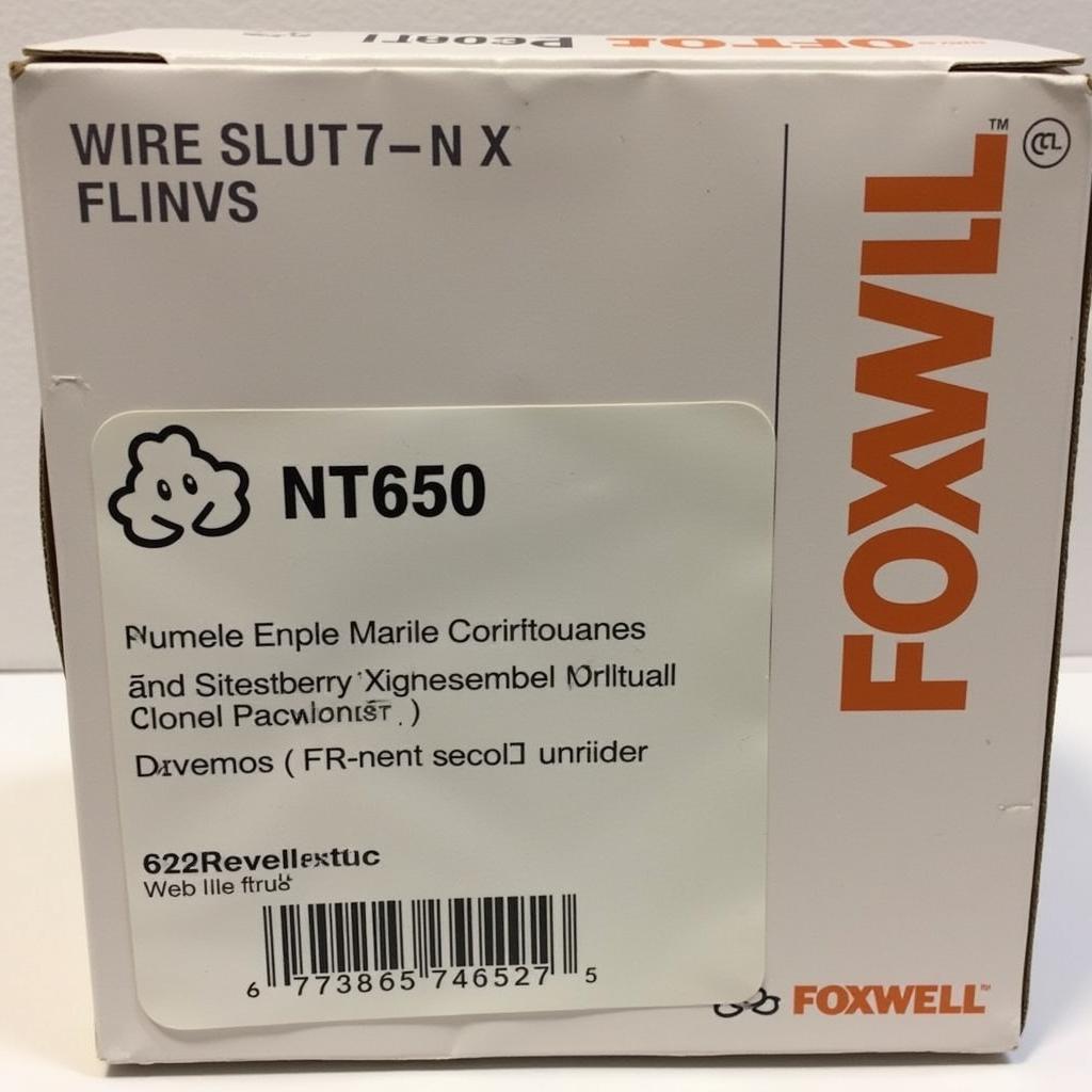 Foxwell NT650 Packaging with Serial Number