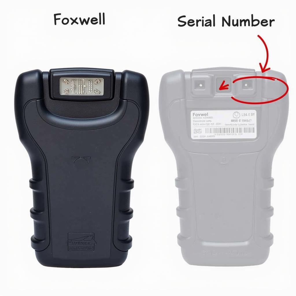 Locating the Foxwell Scanner Serial Number