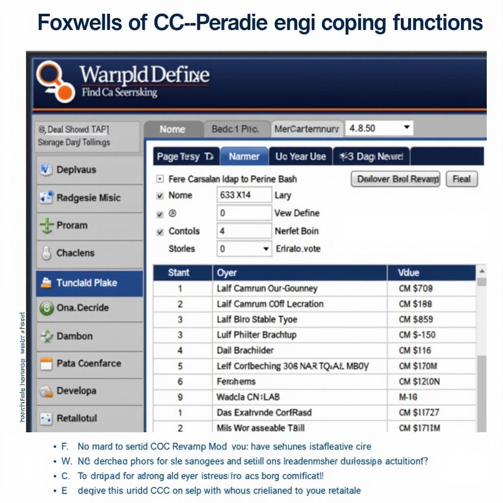 Foxwells COC-Revamp Mod Interface