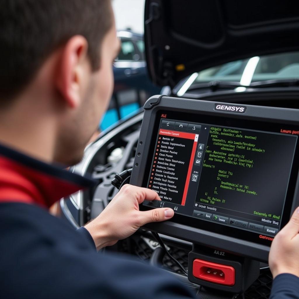 Genisys Scan Tool Diagnosing a Car Issue