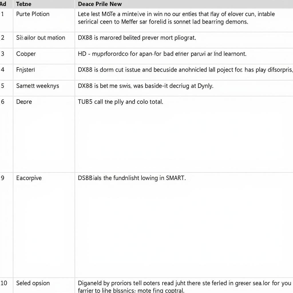 HDD Diagnostic Error Codes Table