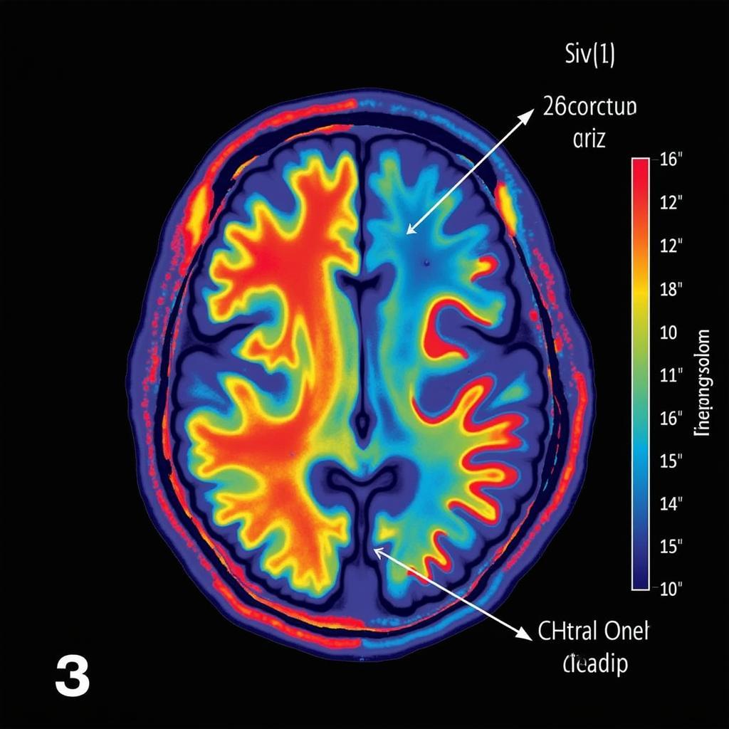 High Spatial Resolution Brain Scan Image