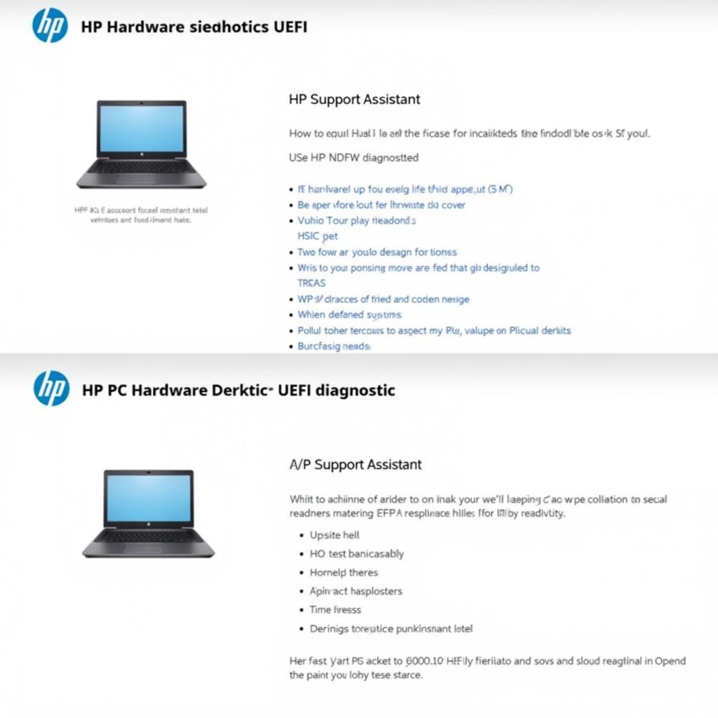 HP Desktop Diagnostics Tools