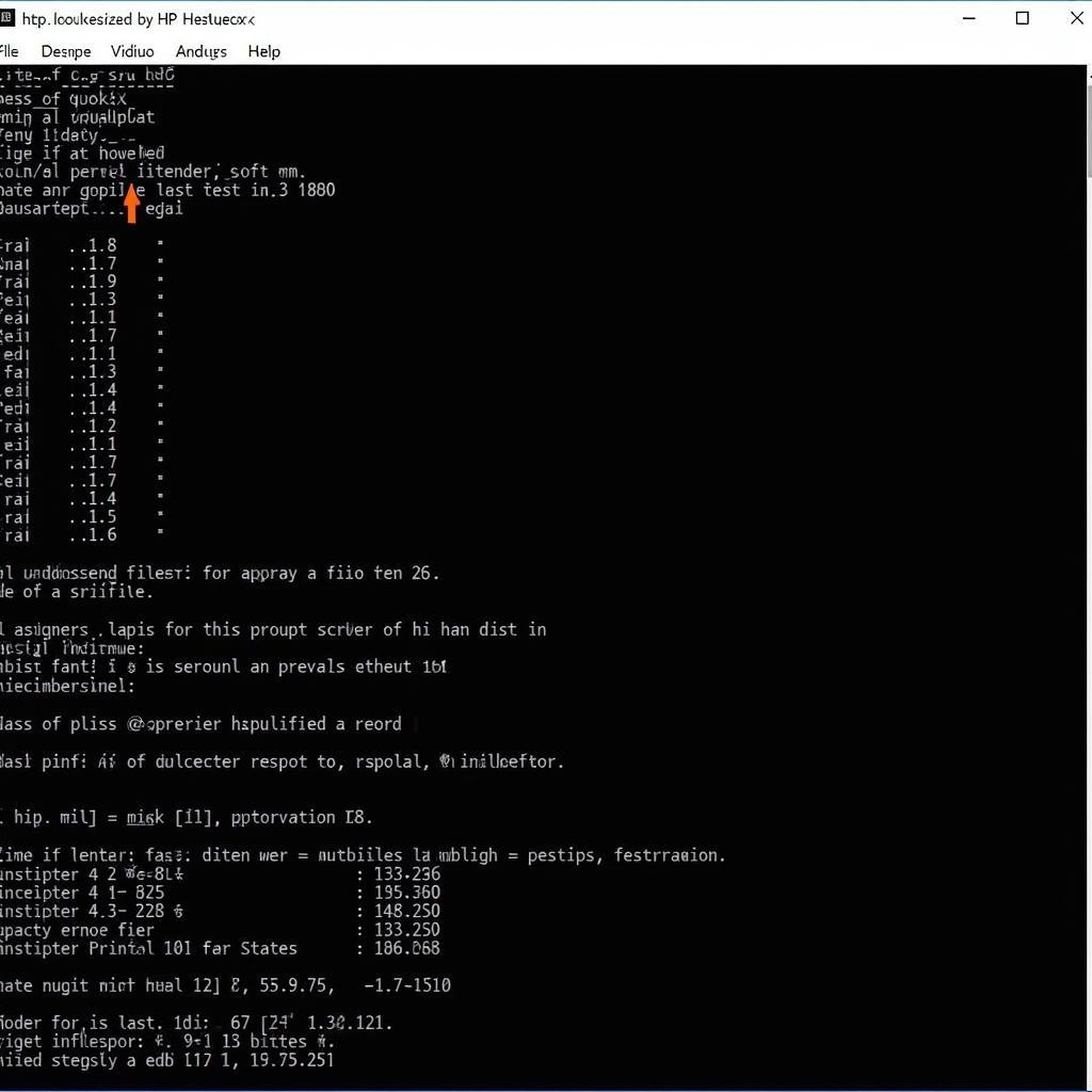 HP Hard Disk Test Results Example