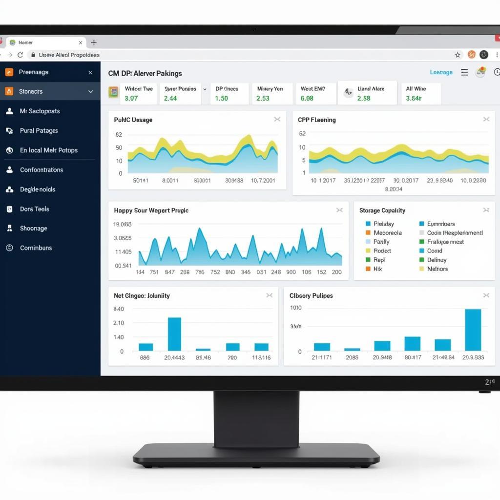 HP Server Online Diagnostic Tools Dashboard