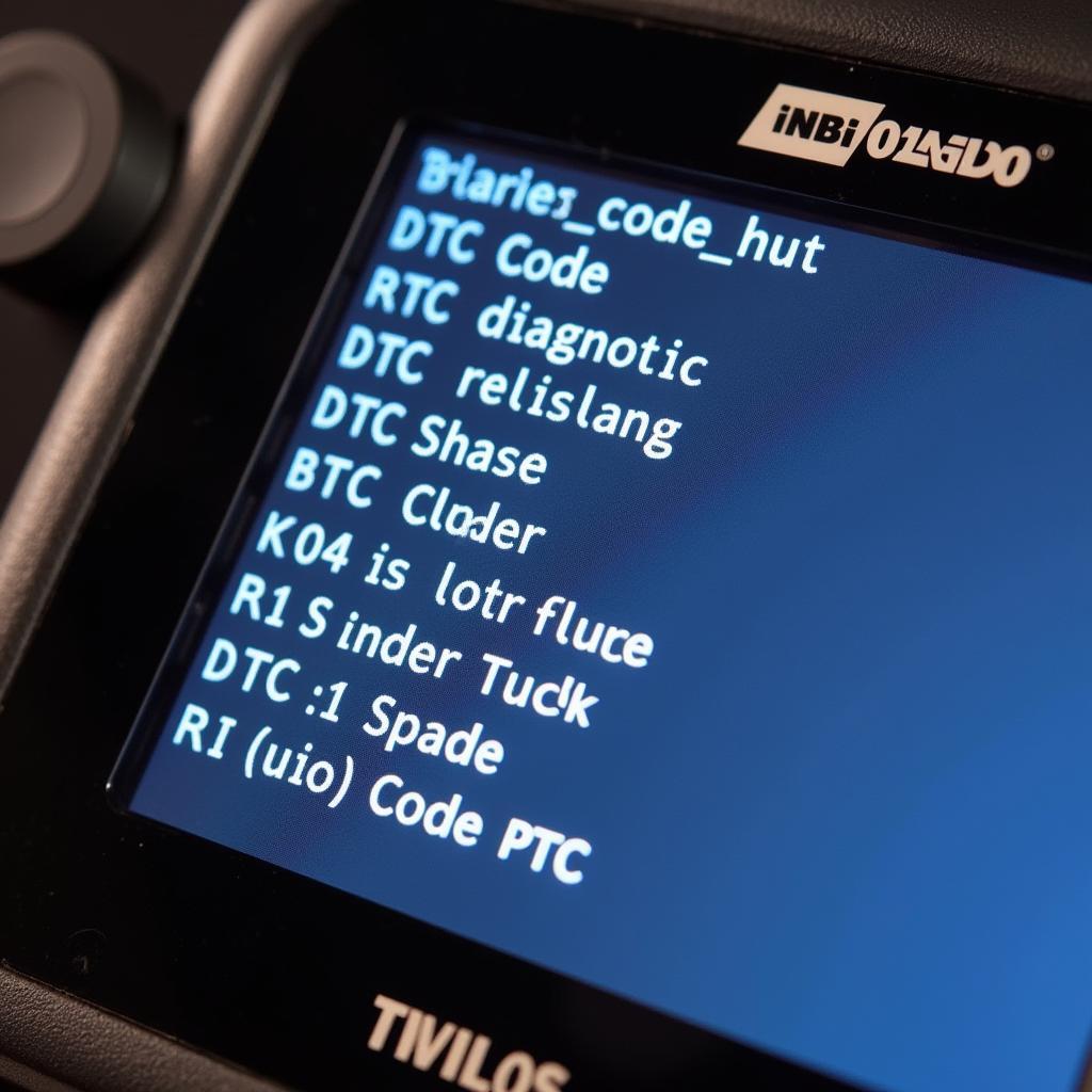 iBe Scan Tool Displaying DTC Codes