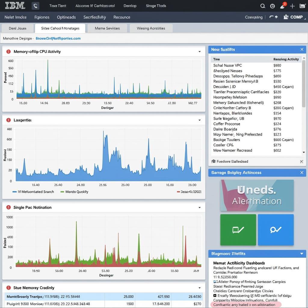 IBM Monitoring and Diagnostic Tools Dashboard