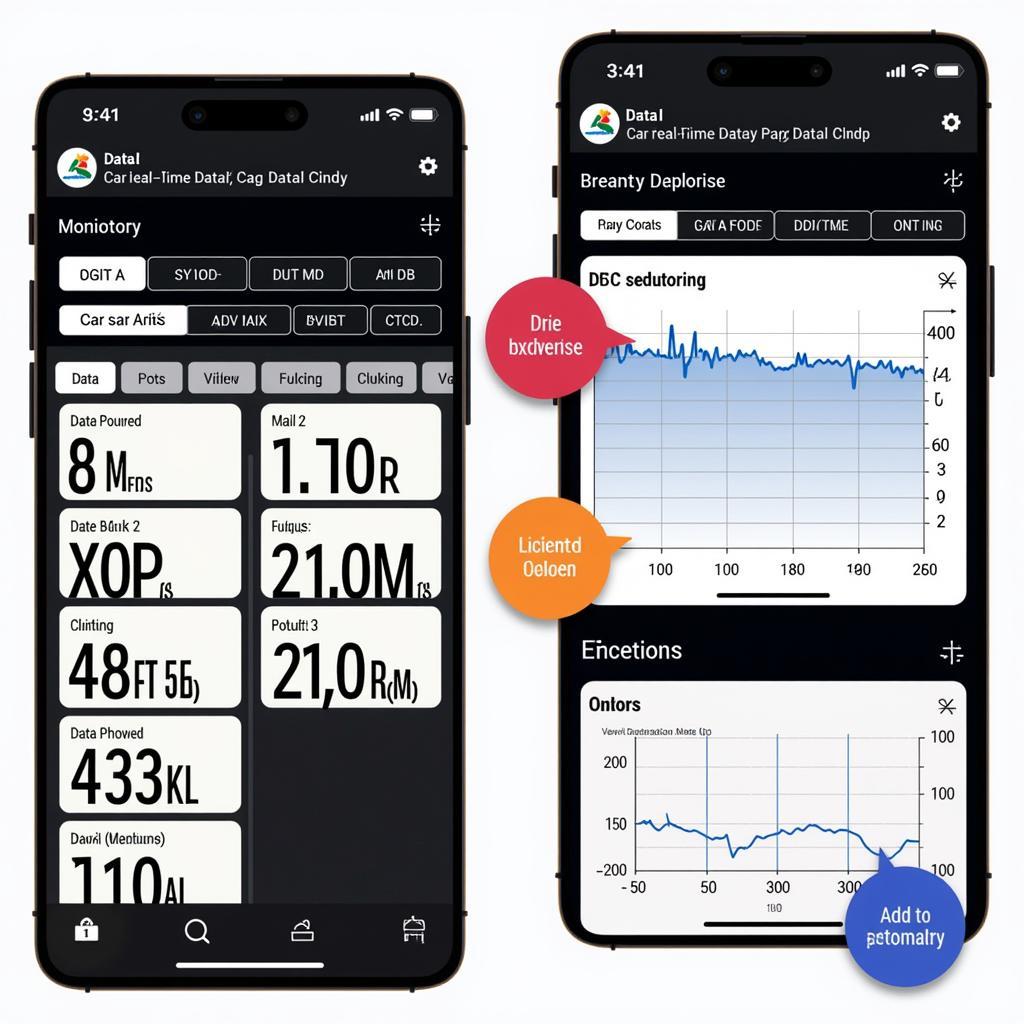 iOS Car Scanner App Interface