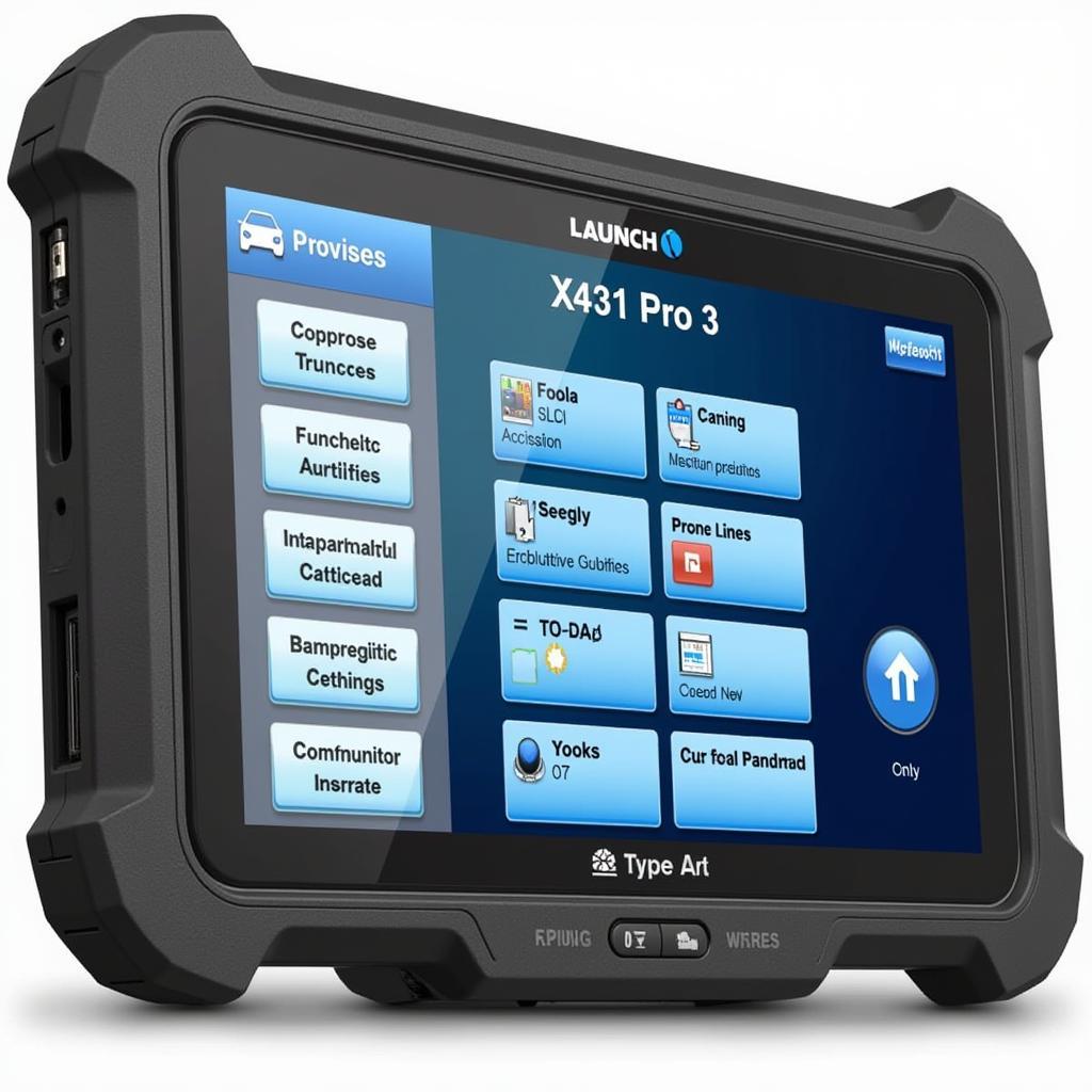 Launch X431 Pro 3 User Interface