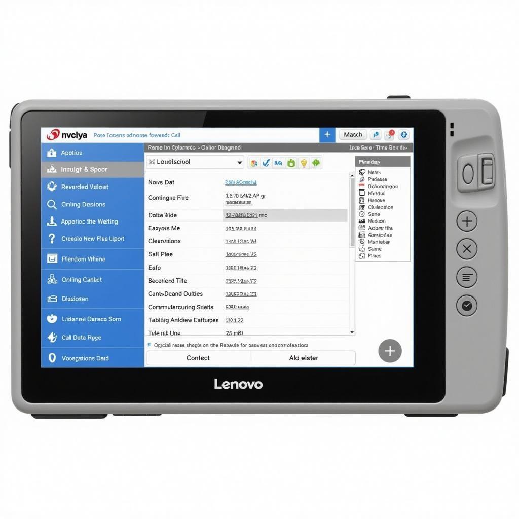 Lenovo A50p Diagnostic Tool Interface