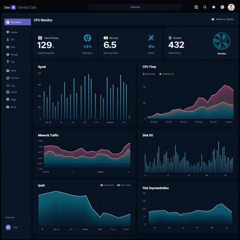 Linux Server Diagnostic Tools Monitoring Dashboard