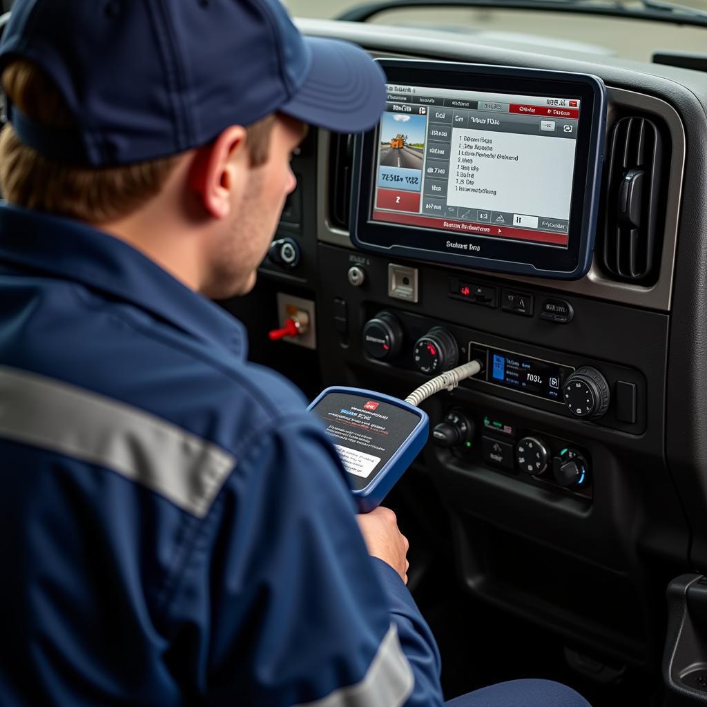 Mack Truck Scan Tool Diagnostics in Action