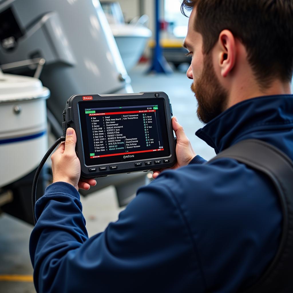 Marine Scan Tool Diagnostics in Action